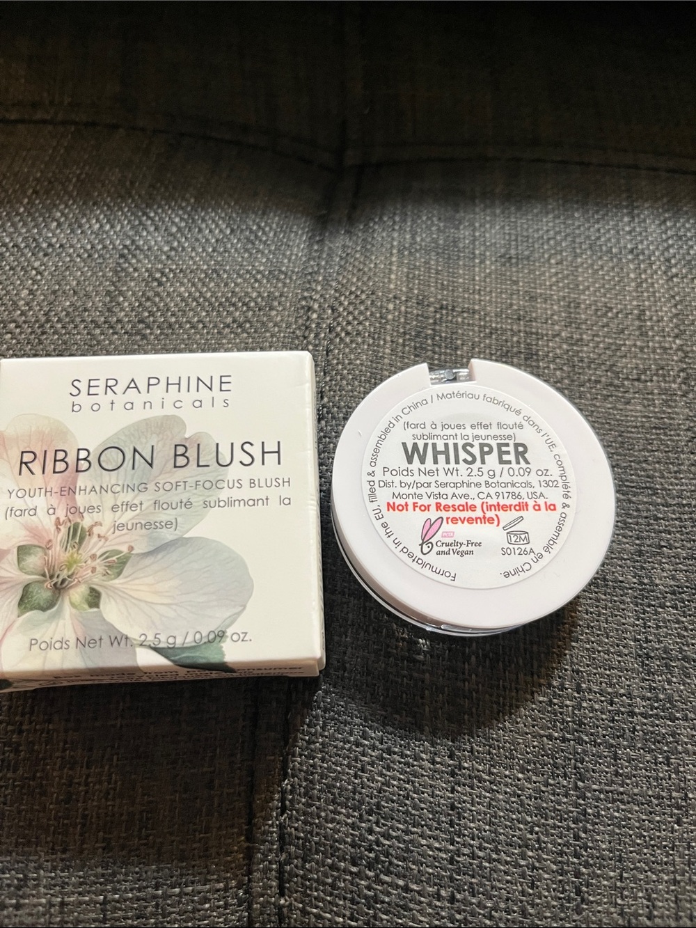 NWT Seraphine Ribbon Blush Soft-Focus Blushin Whisper Pink - Picture 9 of 9